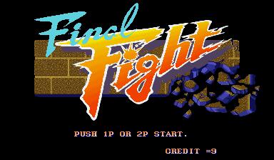Final Fight Title Screen (17604 bytes)